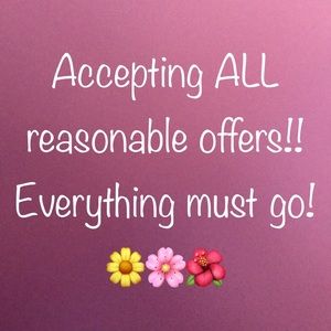 Clearing out my closet y’all make me an offer!!